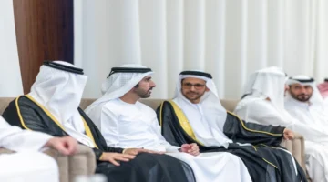 أفراح بن سليمان.. حضور حمدان ومكتوم وأحمد بن محمد لاحتفالات عائلتي المهيري والسليمان